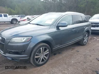 2015 Audi Q7 Premium Plus with VIN WA1LGAFE4FD008776, listed as a IAAI auction lot 41528346 with 213,557 mi miles and . Bid and sale history available at DreamBid. Image 6.