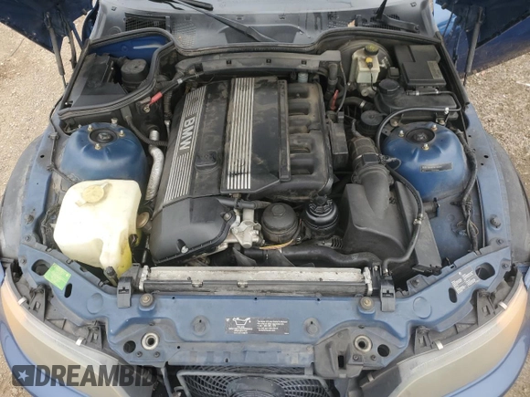 2000 BMW Z3 2.5L with VIN WBACH9348YLM92485, listed as a Copart auction lot 72951904 with 90,183 mi miles and Salvage Title. Bid and sale history available at carsss.com. Image 11.