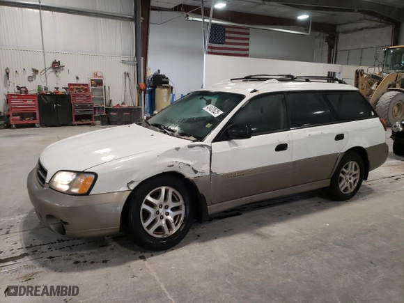 2000 Subaru Legacy Wagon Outback w/RB Equip with VIN 4S3BH6658Y7655596, listed as a Copart auction lot 43420625 with 292,367 mi miles and Salvage Title. Bid and sale history available at carsss.com. Image 1.