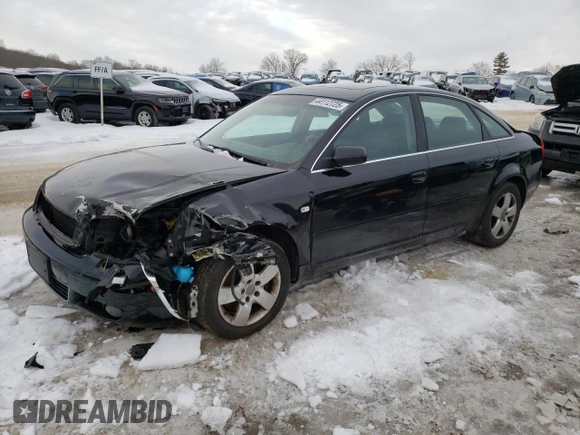 2003 Audi A6 3.0L with VIN WAULT64B43N038192, listed as a Copart auction lot 44112725 with 51,273 mi miles and Clean Title. Bid and sale history available at carsss.com. Image 1.