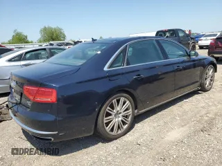 2014 Audi A8 4.0T with VIN WAUR2AFD6EN002571, listed as a Copart auction lot 52285445 with 164,521 mi miles and Clean Title. Bid and sale history available at DreamBid. Image 4.