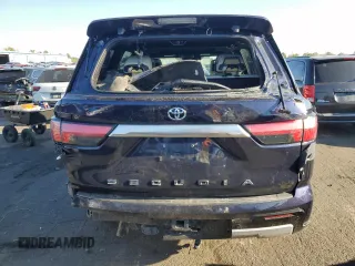 2024 Toyota Sequoia SR5 with VIN 7SVAAABA2RX021973, listed as a Copart auction lot 69408364 with 16,567 mi miles and Salvage Title. Bid and sale history available at carsss.com. Image 6.