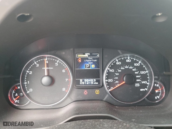 2014 Subaru Outback 2.5i Limited with VIN 4S4BRCPC1E3301345, listed as a Copart auction lot 88956125 with 91,219 mi miles and Salvage Title. Bid and sale history available at carsss.com. Image 9.