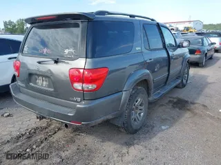 2007 Toyota Sequoia SR5 with VIN 5TDZT34A47S291449, listed as a IAAI auction lot 42005603 with 251,793 mi miles. Bid and sale history available at carsss.com. Image 4.