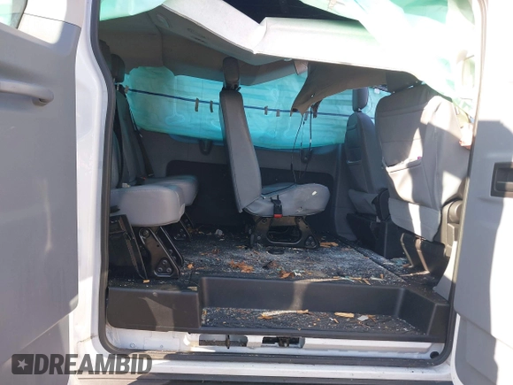2019 Ford Transit Passenger XL with VIN 1FMZK1ZM4KKB17368, listed as a IAAI auction lot 41982976 with 50,971 mi miles and . Bid and sale history available at DreamBid. Image 8.