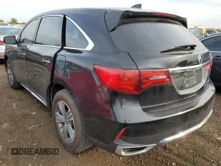 2019 Acura MDX with VIN 5J8YD4H36KL035027, listed as a Copart auction lot 62896552 with 51,875 mi miles. Bid and sale history available at carsss.com. Image 3.