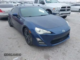 2013 Scion FR-S with VIN JF1ZNAA16D1729504, listed as a IAAI auction lot 41700104 with 152,108 mi miles. Bid and sale history available at carsss.com. Image 1.