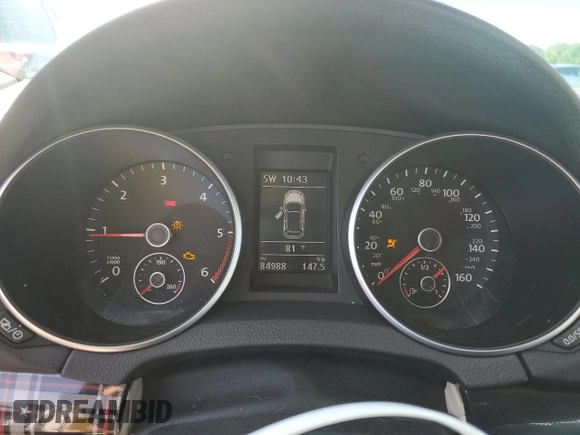 2014 Volkswagen Jetta SportWagen TDI w/Sunroof with VIN 3VWML7AJ8EM615728, listed as a Copart auction lot 71361764 with 84,988 mi miles and Salvage Title. Bid and sale history available at carsss.com. Image 9.