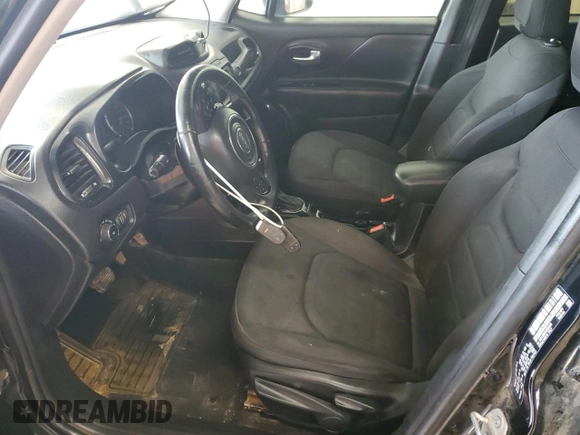 2017 Jeep Renegade Altitude with VIN ZACCJBBB0HPE64660, listed as a Copart auction lot 58768965 with 127,278 mi miles and Salvage title. Bid and sale history available at DreamBid. Image 7.