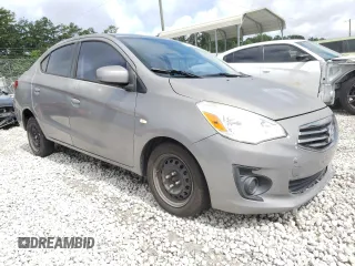 2017 Mitsubishi Mirage ES with VIN ML32F3FJ8HHF11581, listed as a Copart auction lot 61110545 with 116,984 mi miles and Salvage title. Bid and sale history available at DreamBid. Image 4.