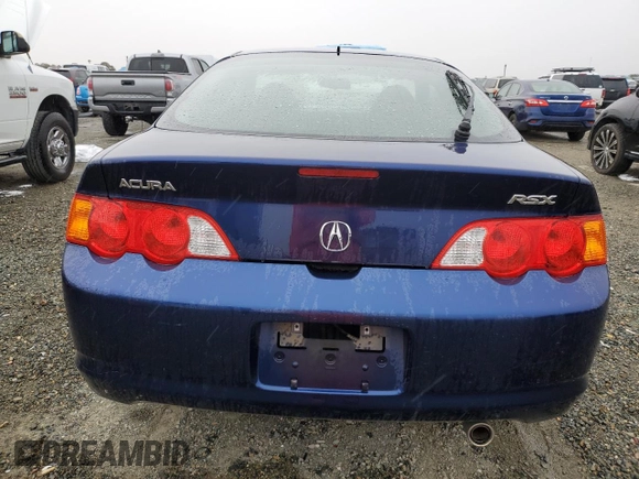 2003 Acura RSX with VIN JH4DC53823C002857, listed as a Copart auction lot 81248994 with 183,436 mi miles and Salvage Title. Bid and sale history available at carsss.com. Image 6.
