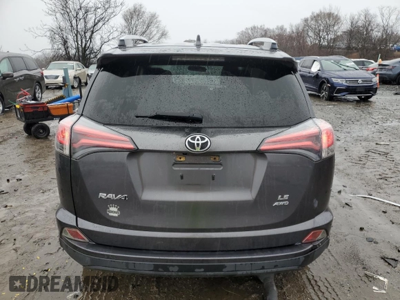 2016 Toyota RAV4 LE with VIN JTMBFREV3GJ075747, listed as a Copart auction lot 48079175 with 119,232 mi miles and Salvage Title. Bid and sale history available at carsss.com. Image 6.