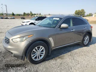 2010 Infiniti FX with VIN JN8AS1MW7AM851892, listed as a Copart auction lot 64990275 with 125,266 mi miles and Salvage title. Bid and sale history available at DreamBid. Image 1.