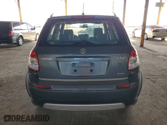 2008 Suzuki SX4 with VIN JS2YB413X85108496, listed as a Copart auction lot 76107604 with 104,241 mi miles and Salvage Title. Bid and sale history available at carsss.com. Image 6.