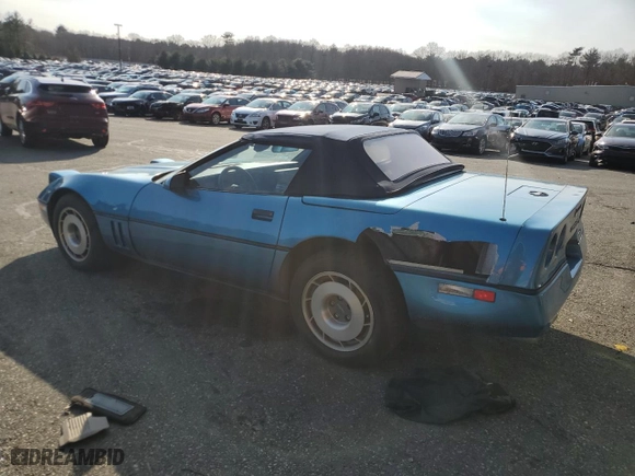 1987 Chevrolet Corvette with VIN 1G1YY3184H5130470, listed as a Copart auction lot 48890195 with 82,871 mi miles and Clean Title. Bid and sale history available at carsss.com. Image 2.
