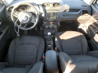 2017 Jeep Renegade Altitude with VIN ZACCJABH7HPG46080, listed as a Copart auction lot 80528314 with 91,123 mi miles and Salvage title. Bid and sale history available at DreamBid. Image 8.