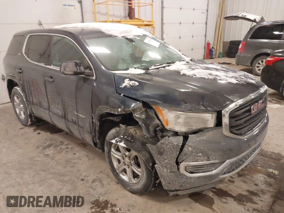 2019 GMC Acadia SLE with VIN 1GKKNKLA4KZ233800, listed as a IAAI auction lot 41375314 with 72,999 mi miles. Bid and sale history available at carsss.com. Image 6.