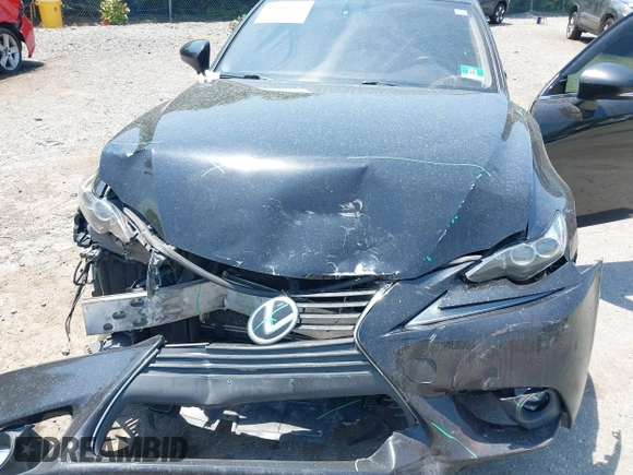 2015 Lexus IS 250 with VIN JTHCF1D25F5025399, listed as a IAAI auction lot 39680736 with 119,533 mi miles. Bid and sale history available at carsss.com. Image 6.