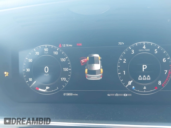 2021 Land Rover Range Rover z VIN SALGS5SE9MA440788, wystawiony jako IAAI lot #41441609 z przebiegiem 15 850 mil mil oraz . Historia ofert i sprzedaży dostępna na DreamBid. Obrazek 7.