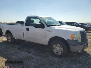2009 Ford F-150 XL with VIN 1FTPF12V09KB57606, listed as a Copart auction lot 46650715 with 157,880 mi miles and Salvage Title. Bid and sale history available at carsss.com. Image 4.