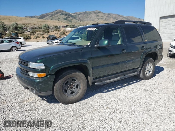2004 Chevrolet Tahoe Z71 with VIN 1GNEK13Z84R213240, listed as a Copart auction lot 62100844 with 96,813 mi miles and Salvage Title. Bid and sale history available at carsss.com. Image 1.