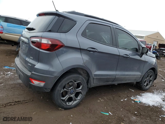 2018 Ford EcoSport SES with VIN MAJ6P1CL7JC160738, listed as a Copart auction lot 45996695 with 66,229 mi miles and Salvage Title. Bid and sale history available at carsss.com. Image 3.