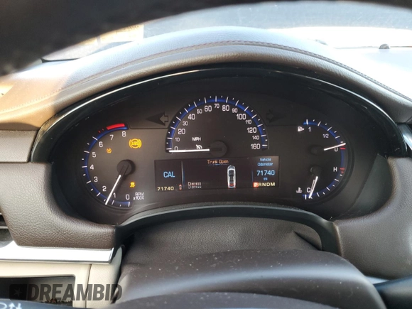 2014 Cadillac XTS with VIN 2G61L5S32E9192523, listed as a Copart auction lot 43868225 with 71,740 mi miles and Salvage Title. Bid and sale history available at carsss.com. Image 9.