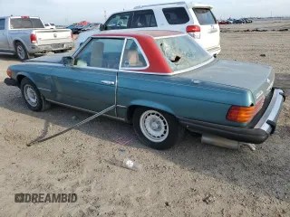 1984 Mercedes-Benz 380 with VIN WDBBA45AXEA010159, listed as a Copart auction lot 43923635 with 139,999 mi miles and Clean Title. Bid and sale history available at carsss.com. Image 2.