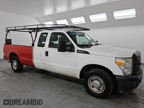 2012 Ford Super Duty F-250 SRW XL with VIN 1FT7X2A65CED01069, listed as a Copart auction lot 89296745 with 349,855 mi miles and Clean Title. Bid and sale history available at carsss.com. Image 4.