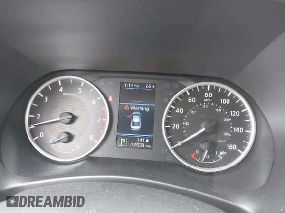 2022 Nissan Sentra S with VIN 3N1AB8BV9NY307592, listed as a IAAI auction lot 41947673 with 17,638 mi miles. Bid and sale history available at carsss.com. Image 7.