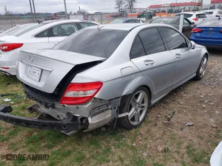 2011 Mercedes-Benz C-Class C 300 Sport with VIN WDDGF5EB8BA499525, listed as a IAAI auction lot 41823090 with 110,229 mi miles. Bid and sale history available at carsss.com. Image 4.