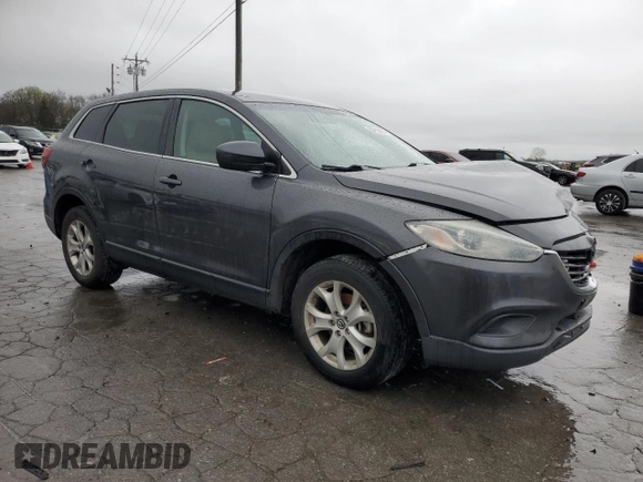 2013 Mazda CX-9 Sport with VIN JM3TB2BA2D0403421, listed as a Copart auction lot 50755305 with 154,287 mi miles and Salvage title. Bid and sale history available at DreamBid. Image 4.