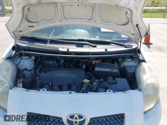 2007 Toyota Yaris with VIN JTDJT923875071287, listed as a IAAI auction lot 41996873 with 184,647 mi miles. Bid and sale history available at carsss.com. Image 10.