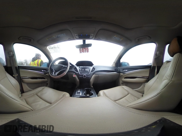 2016 Acura MDX with VIN 5FRYD4H26GB059651, listed as a IAAI auction lot 41497029 with 92,612 mi miles. Bid and sale history available at carsss.com. Image 18.
