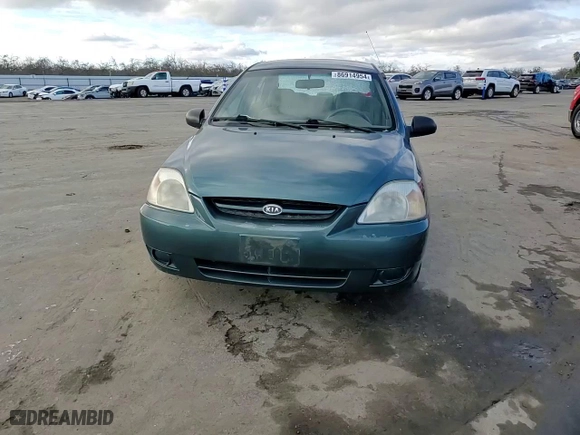 2004 Kia Rio with VIN KNADC125546294695, listed as a Copart auction lot 86914954 with 147,260 mi miles and Salvage Title. Bid and sale history available at carsss.com. Image 11.