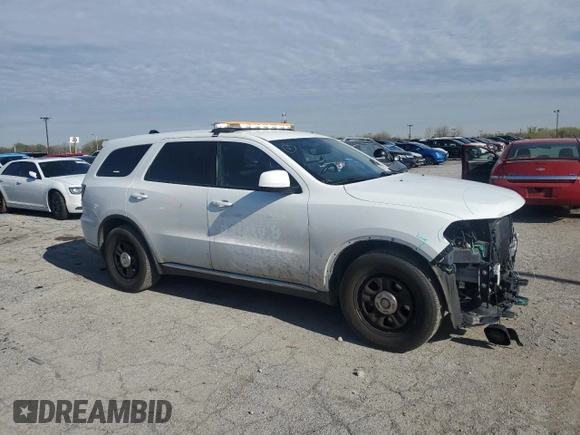 2021 Dodge Durango Special Service with VIN 1C4RDJFGXMC849739, listed as a Copart auction lot 53867175 with 59,258 mi miles and Salvage title. Bid and sale history available at DreamBid. Image 4.