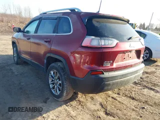 2019 Jeep Cherokee Latitude Plus with VIN 1C4PJMLB9KD410730, listed as a IAAI auction lot 41762344 with 82,097 mi miles and . Bid and sale history available at carsss.com. Image 3.