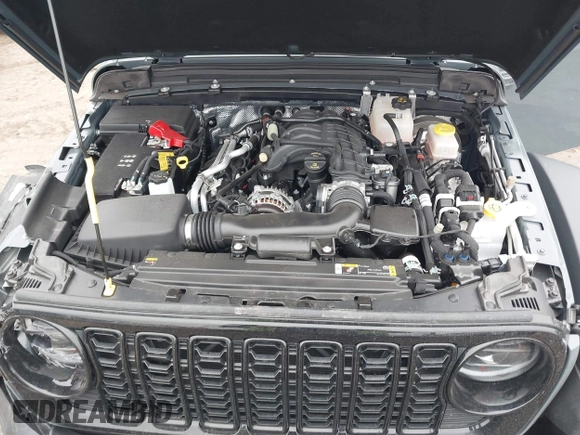 2024 Jeep Wrangler Sport S with VIN 1C4PJXDG7RW263740, listed as a IAAI auction lot 41551988 with 5,122 mi miles and . Bid and sale history available at DreamBid. Image 10.