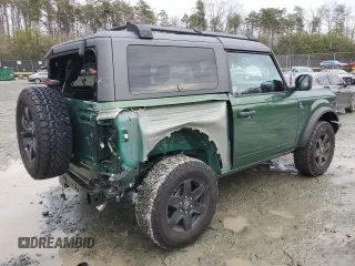 2024 Ford Bronco Black Diamond with VIN 1FMDE1AH1RLA36378, listed as a Copart auction lot 84900334 with 9,214 mi miles and Salvage title. Bid and sale history available at DreamBid. Image 3.