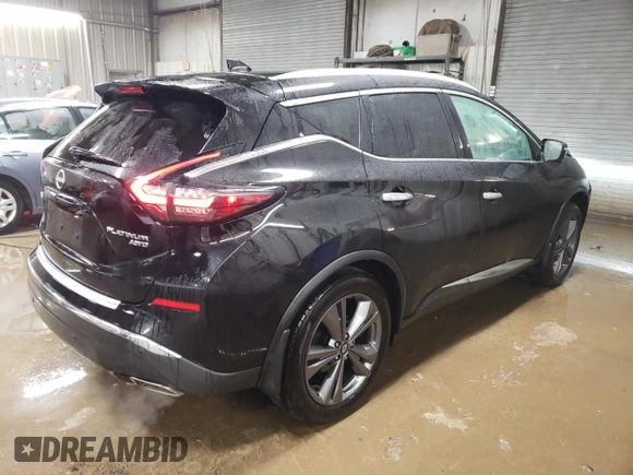 2024 Nissan Murano Platinum with VIN 5N1AZ2DS6RC109474, listed as a Copart auction lot 87940455 with 5,913 mi miles and Salvage Title. Bid and sale history available at DreamBid. Image 3.