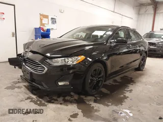 2019 Ford Fusion SE with VIN 3FA6P0HD5KR284103, listed as a IAAI auction lot 41477133 with 90,722 mi miles and . Bid and sale history available at carsss.com. Image 2.