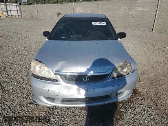 2005 Honda Civic Cpe VP SSRS with VIN 1HGEM22385L067577, listed as a Copart auction lot 79317004 with 230,154 mi miles and Salvage Title. Bid and sale history available at carsss.com. Image 5.