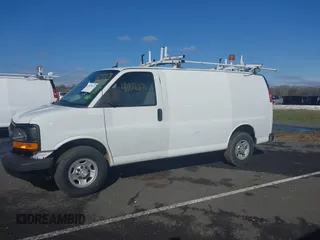 2015 Chevrolet Express Cargo with VIN 1GCWGFCF1F1161498, listed as a IAAI auction lot 41878871 with 157,365 mi miles. Bid and sale history available at carsss.com. Image 14.