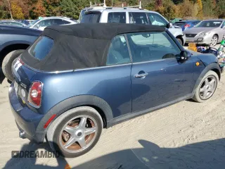 2009 MINI Convertible with VIN WMWMR33559TU96728, listed as a Copart auction lot 77949004 with 86,084 mi miles and Clean title. Bid and sale history available at DreamBid. Image 3.