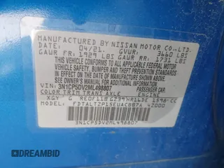 2021 Nissan Kicks SR with VIN 3N1CP5DV2ML498807, listed as a IAAI auction lot 41880588 with 92,794 mi miles and . Bid and sale history available at DreamBid. Image 9.