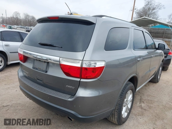 2012 Dodge Durango Crew with VIN 1C4RDHDG8CC109035, listed as a IAAI auction lot 41786444 with 258,974 mi miles and . Bid and sale history available at DreamBid. Image 4.