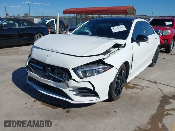 2021 Mercedes-Benz A 220 with VIN W1K3G4EB2MJ297109, listed as a IAAI auction lot 41637260 with 67,309 mi miles and . Bid and sale history available at DreamBid. Image 19.
