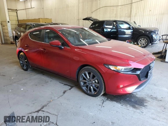 2020 Mazda 3 with VIN JM1BPBLM7L1164942, listed as a Copart auction lot 76244704 with 43,749 mi miles and Salvage title. Bid and sale history available at DreamBid. Image 4.