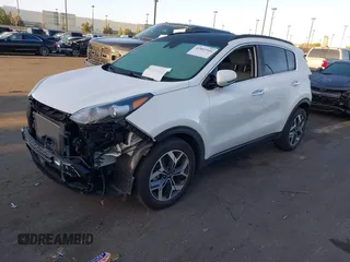 2021 Kia Sportage EX с VIN KNDPN3AC2M7854124, выставлен на аукционе IAAI как лот 41802946 с пробегом 27 420 миль миль и . История ставок и продаж доступна на DreamBid. Изображение 2.