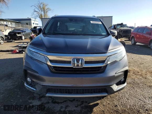 2019 Honda Pilot Touring 7-Passenger with VIN 5FNYF6H61KB060421, listed as a Copart auction lot 49460295 with 41,362 mi miles and Salvage Title. Bid and sale history available at DreamBid. Image 5.